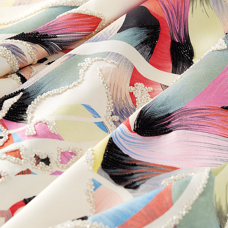 カレ90 プレシュー 《エクスリブリス》 - ブルー | Hermès - エルメス